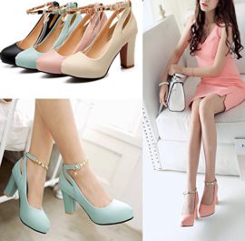 OALEEN-Escarpins-Elgants-Bride-Cheville-Mtal-dor-Mariage-Soire-Chaussures-Talon-Bloc-Hauts-Femme-0-0