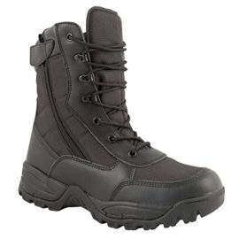 Pour-Homme-Special-Ops-Noir-Bottes-Arme-lger-Fermeture-clair-Latrale-Taille-4-12-airsoft-0-0