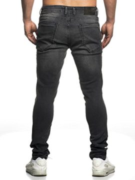 Tazzio 16525 Jean slim aspect usé stretch denim pour homme Tazzio 16525 Jean slim aspect usé stretch denim pour homme 5