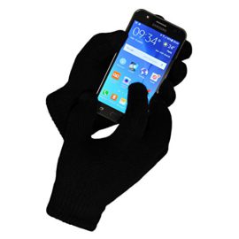 Toutacoo, Gants Tactiles (10 doigts) EN CACHEMIRE avec doublure pour iPhone, Samsung et Smarphones Toutacoo, Gants Tactiles (10 doigts) EN CACHEMIRE avec doublure pour iPhone, Samsung et Smarphones