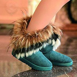 Treat Me Femme Hiver Neige Cheville Boots Chaudes Lapin Fourrure Chaussures Treat Me Femme Hiver Neige Cheville Boots Chaudes Lapin Fourrure Chaussures 5