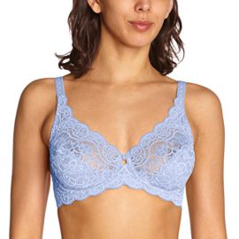 Triumph-Amourette-300-W-Soutien-gorge-Embotant-Uni-Femme-Bleu-Lavender-Blue-FR-85C-Taille-fabricant-70C-0