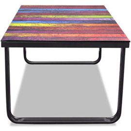 vidaXL Table basse en verre Design arc-en-ciel vidaXL Table basse en verre Design arc-en-ciel 5