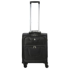 Aerolite Valise Souple Léger 8 Roulettes Noir Aerolite Valise Souple Léger 8 Roulettes Noir 3