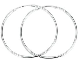 Au Marché du Luxe – Boucles d’oreilles argent 925 créoles Au Marché du Luxe – Boucles d’oreilles argent 925 créoles