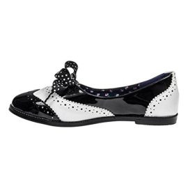 Banned-Milana-Ballerines-Vernis-Style-Rtro-Anne-40-BlackWhite-0-1