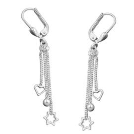 Bijoux Boucles d’oreilles argent 925 longues 48 mm Bijoux Boucles d’oreilles argent 925 longues 48 mm 2