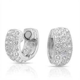 Bling-Jewelry-Ouvrir-Crystal-Huggie-magntique-Hoop-Clip-sur-Boucles-doreille-laiton-nickel-0