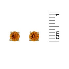 Boucles-doreilles-Femme-Or-Jaune-3751000-9-Cts-0422-Gr-Citrine-0-0