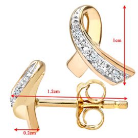 Boucles d’oreilles – PE03305Y – Femme – Or Jaune 375/1000 (9 Cts) 0.85 Gr – Diamant Boucles d’oreilles – PE03305Y – Femme – Or Jaune 375/1000 (9 Cts) 0.85 Gr – Diamant 3