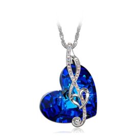 Brilla Cadeaux de Saint-Valentin SWAROVSKI ELEMENTS Pendentif Collier ‘Waltz of Love’ Brilla Cadeaux de Saint-Valentin SWAROVSKI ELEMENTS Pendentif Collier ‘Waltz of Love’