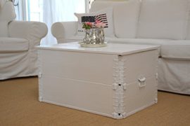 Caisse-en-bois-Coffre-Table-Basse-Table-dappoint-vintage-style-shabby-chic-Bois-Massif-Blanc-0-2