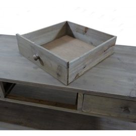 Console-Table-Basse-Rectangulaire-Meuble-Tl-TV–3-Tiroirs-en-Bois-38x45x110cm-0-2