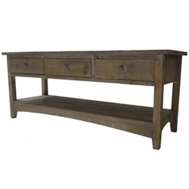 Console Table Basse Rectangulaire Meuble Télé TV à 3 Tiroirs en Bois 38x45x110cm Console Table Basse Rectangulaire Meuble Télé TV à 3 Tiroirs en Bois 38x45x110cm