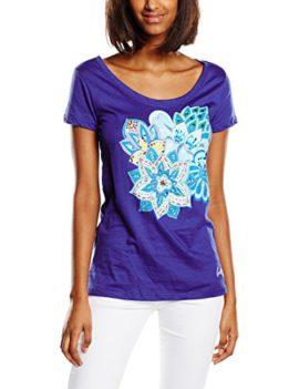 Desigual-Achlys-T-shirt-Imprim-Manches-courtes-Femme-0