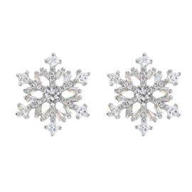 EVER FAITH® Flocon de Neige – Dormeuse Boucle d’Oreilles Argent 925 Cubic Zirconia Hiver Snowflake N07292-1 EVER FAITH® Flocon de Neige – Dormeuse Boucle d’Oreilles Argent 925 Cubic Zirconia Hiver Snowflake N07292-1