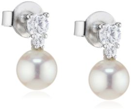 Esprit-ESER92589B000-Boucles-dOreille-Femme-Argent-9251000-Oxyde-de-Zirconium-Perle-deau-douce-0