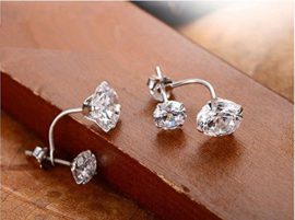 Fashmond-Boucles-dOreilles-double-perles-brillantes-Argent-fin-925-avec-Oxyde-de-Zirconium-Deux-faons-de-porter-Cadeau-Saint-Valentin-Anniversaire-0-3