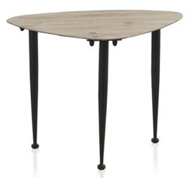 Geese-7888-Table-basse-en-bois-et-mtal-38-x-48-x-35-cm-couleur-naturel-0