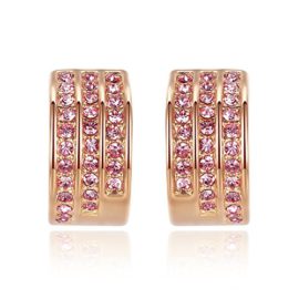 GoSparking cristal rose Rose alliage plaqué or Boucles d’Oreilles avec cristal autrichien pour les femmes GoSparking cristal rose Rose alliage plaqué or Boucles d’Oreilles avec cristal autrichien pour les femmes