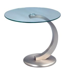 HomeTrends4You 530488 Table d’appoint, 46 de hauteur, 50 cm de diamètre, métal imitation acier inoxydable HomeTrends4You 530488 Table d’appoint, 46 de hauteur, 50 cm de diamètre, métal imitation acier inoxydable