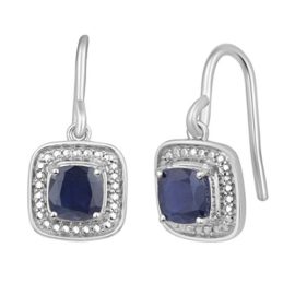 Jewelili-femme-Argent-9251000-ArgentSilver-Coussin-Bleu-Saphir-FASHIONEARRING-0-3