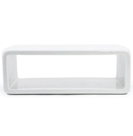 Kokoon CT00080WH Fiber Table Basse Verre Blanc 61 x 121 x 41 cm Kokoon CT00080WH Fiber Table Basse Verre Blanc 61 x 121 x 41 cm 3