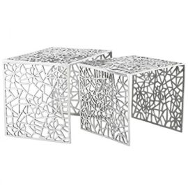 Kokoon-DK00390AL-Biko-Table-dAppoint-Mtal-Argent-39-x-50-x-39-cm-0