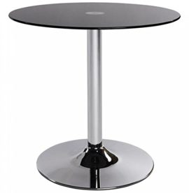 Kokoon Vinyl Table d’Appoint Verre 70 x 70 x 70 cm Kokoon Vinyl Table d’Appoint Verre 70 x 70 x 70 cm