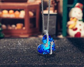 LADY COLOUR – I love you to the moon and back – Collier Femme – cristaux de Swarovski – la collection CRISTAL COEUR LADY COLOUR – I love you to the moon and back – Collier Femme – cristaux de Swarovski – la collection CRISTAL COEUR 4