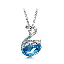 LADY COLOUR – Le lac des cygnes – Collier Femme – cristaux de Swarovski – la collection Nature LADY COLOUR – Le lac des cygnes – Collier Femme – cristaux de Swarovski – la collection Nature