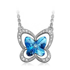 LADY-COLOUR-Papillon-Collier-Femme-cristaux-de-Swarovski-la-collection-Nature-0