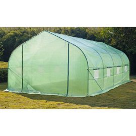 Outsunny Serre de Jardin Tunnel de Culture Serre Potager 18m² Bâche PE Anti-UV Tube Fer 8 Fenêtres 6L x 3l x 2Hm Vert Neuf 11 Outsunny Serre de Jardin Tunnel de Culture Serre Potager 18m² Bâche PE Anti-UV Tube Fer 8 Fenêtres 6L x 3l x 2Hm Vert Neuf 11 3