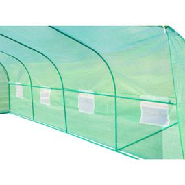 Outsunny Serre de Jardin Tunnel de Culture Serre Potager 18m² Bâche PE Anti-UV Tube Fer 8 Fenêtres 6L x 3l x 2Hm Vert Neuf 11 Outsunny Serre de Jardin Tunnel de Culture Serre Potager 18m² Bâche PE Anti-UV Tube Fer 8 Fenêtres 6L x 3l x 2Hm Vert Neuf 11 5