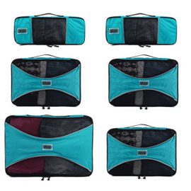 PRO Packing Cubes | Ensemble économique de sacs de rangement de voyage 6 pièces | Sacs économisant 30 % de place | Organiseurs de bagage ultralégers | Idéal pour les sacs de voyage & valises de cabine PRO Packing Cubes | Ensemble économique de sacs de rangement de voyage 6 pièces | Sacs économisant 30 % de place | Organiseurs de bagage ultralégers | Idéal pour les sacs de voyage & valises de cabine 2