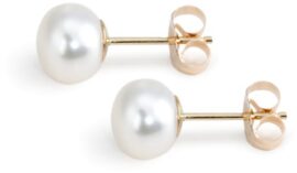 Sakura Pearl – AM009 – Boucles d’Oreilles Femme – Or jaune 585/1000 (14 cts) – perle de culture d’eau douce Sakura Pearl – AM009 – Boucles d’Oreilles Femme – Or jaune 585/1000 (14 cts) – perle de culture d’eau douce 4