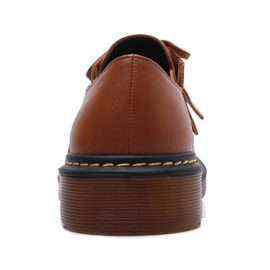 Smilun Chaussures Femme Plat Bout Rond Western Basse Frange Smilun Chaussures Femme Plat Bout Rond Western Basse Frange 5