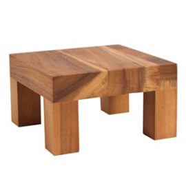 T & G Woodware table en bois Riser 120 (h) x 210 (l) x 210 (P) mm T & G Woodware table en bois Riser 120 (h) x 210 (l) x 210 (P) mm