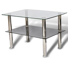 Table Basse en Verre 2 Plateaux Table Basse en Verre 2 Plateaux 2