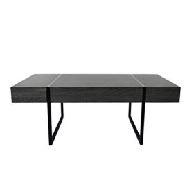 Table basse Oslo bois noir vintage Table basse Oslo bois noir vintage