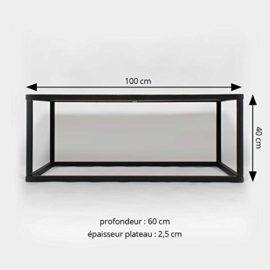 Table basse bois métal pochoir « Cerf » | MIMTBCERF Table basse bois métal pochoir « Cerf » | MIMTBCERF 6