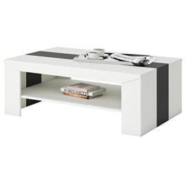 Table-basse-de-salon-LYON-MDF-mlamin-blanc-et-noir-0