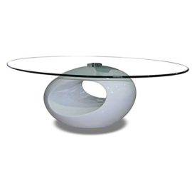 Table basse de salon blanche – Symbiose Table basse de salon blanche – Symbiose