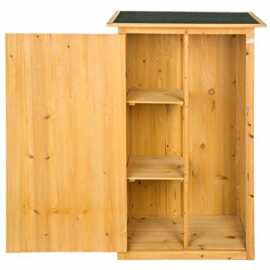 TecTake-Armoire-de-jardin-remise-pour-outils-abri-datelier-en-bois-avec-toit-plat-75-x-56-x-118-cm-0-2