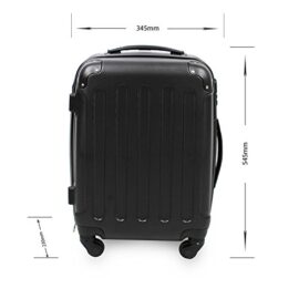 Valise cabine 55 cm – Valisette rigide trolley 4 roues et poignée télescopique Valise cabine 55 cm – Valisette rigide trolley 4 roues et poignée télescopique 3