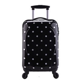 Valise-cabine-rigide-4-roues-double-ultra-lger-55-cm-noir-08121-Partyprince-0