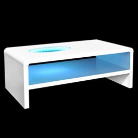 VidaXL-Table-basse-blanc-brillant-LED-42-cm-0-0