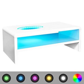 VidaXL-Table-basse-blanc-brillant-LED-42-cm-0