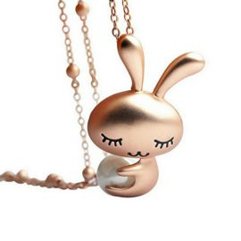 Yoursfs-18k-plaqu-Or-rose-Pendentif-en-Perle-de-Collier-de-pull-agrable-en-forme-de-Lapin-pour-Femmes-ou-Filles-comme-cadeau-danniversaire-ou-pour-Fte-0