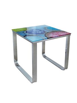 cavadore 84844 Table basse, métal, Print Colors, 40 x 40 x 40 cm cavadore 84844 Table basse, métal, Print Colors, 40 x 40 x 40 cm